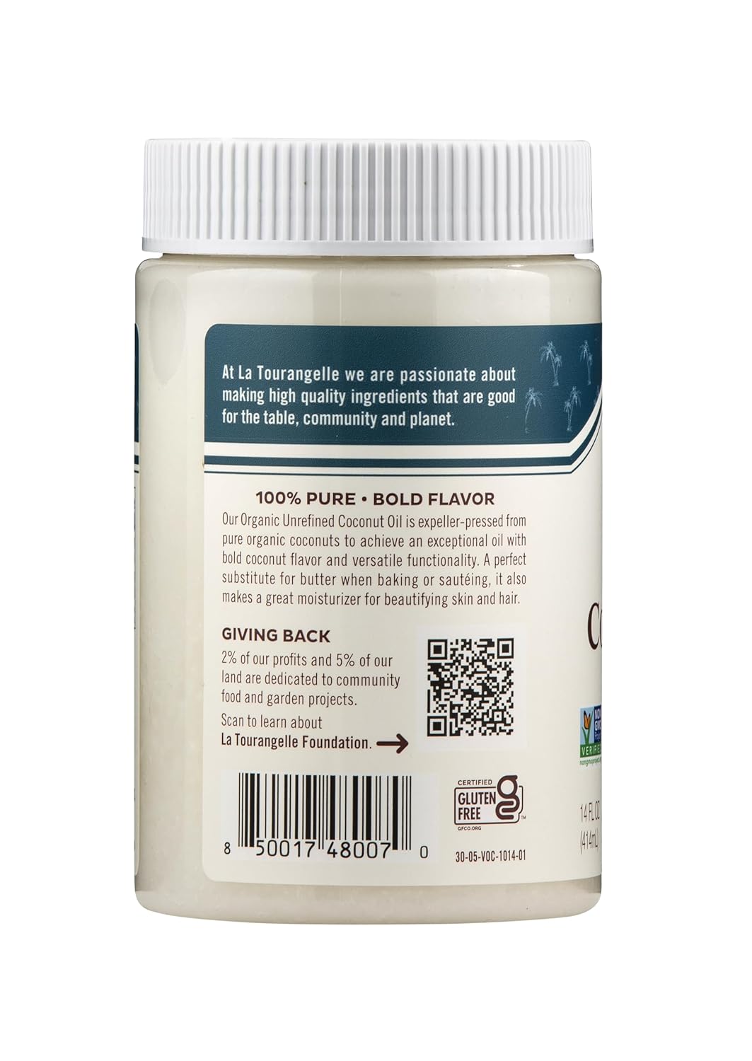 organic-unrefined-coconut-oil-for-cooking-baking-hair-skin-care---pure-virgin-expeller-pressed---14-fl-oz-3