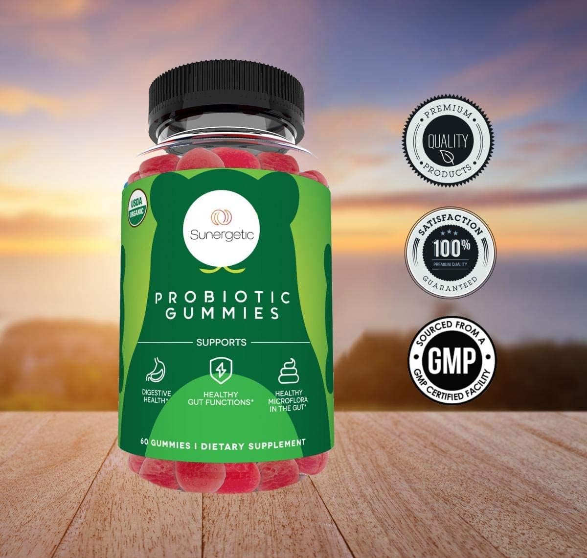 Vitamin D3 and Probiotic Gummies for Immune Health, Digestion, and Muscles - 60 ct Each for a Total of 120 Gummies - Espot.com.au
