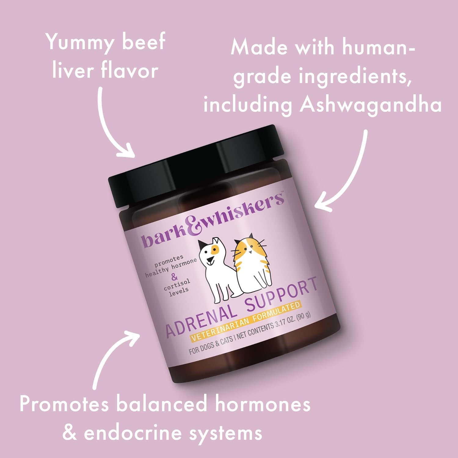 dr-mercola-adrenal-support-powder-for-dogs-cats---90-scoops-317-oz---promotes-healthy-hormone-cortisol-levels---veterinarian-formulated---non-gmo-4