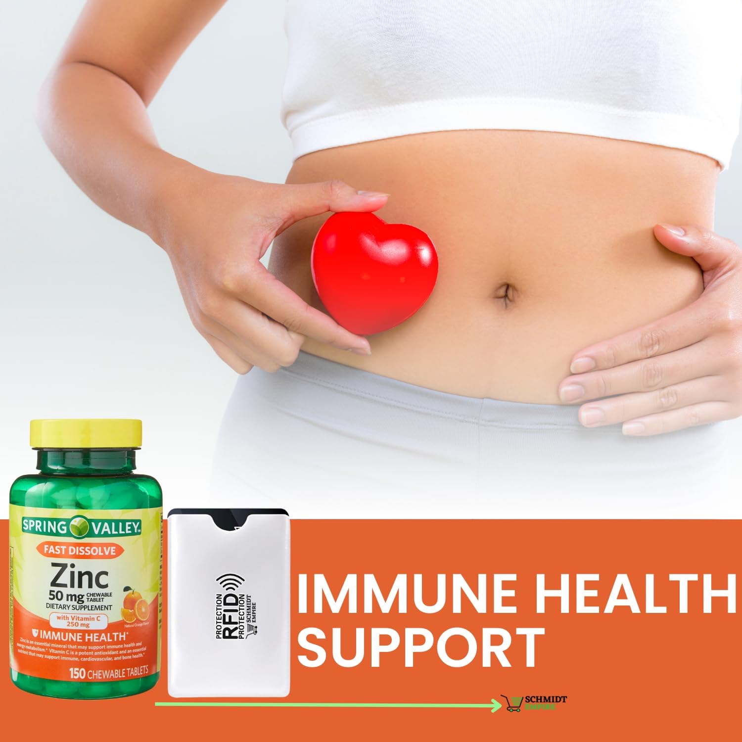 spring-valley-fast-dissolve-zinc-with-vitamin-c-chewable-tablets---orange-flavor-150-count-by-schmidt-empire-8