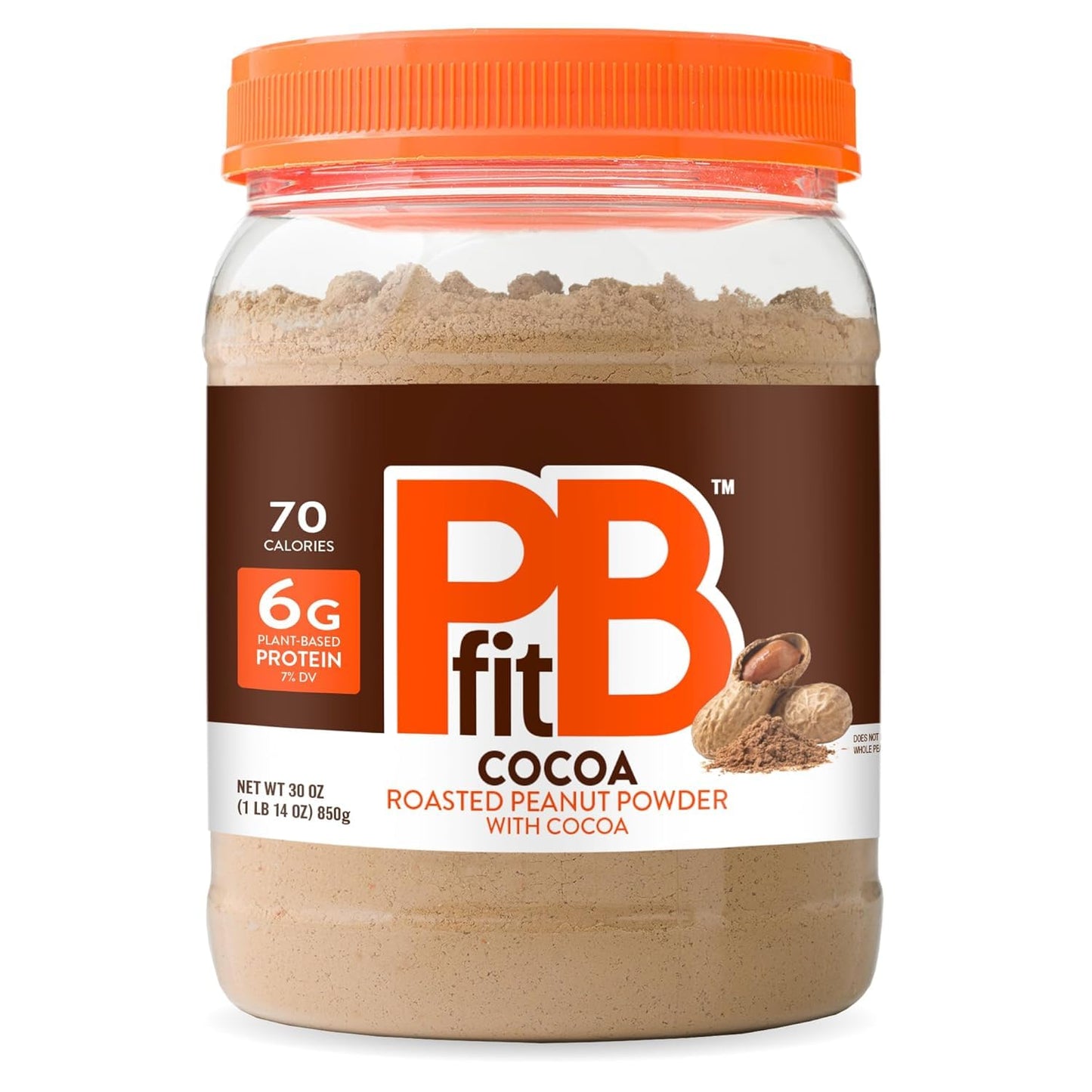 pbfit-chocolate-peanut-butter-powder---30oz-real-roasted-peanuts-cocoa-6g-protein-gluten-free-70-calories-88-less-fat---pack-of-1-1