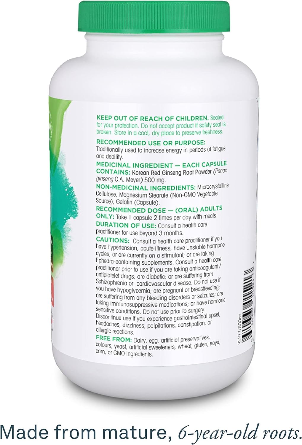 200-ct-organika-korean-red-ginseng-capsules---premium-quality-supplement-3