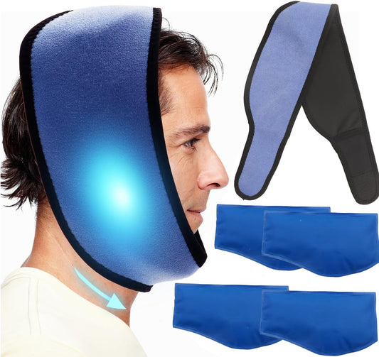 reusable-face-ice-pack-for-jaw-and-toothache-relief---cold-compress-for-head-and-chin---hot-or-cold-gel-packs-for-tmj-oral-surgery-dental-implants---includes-1-wrap-and-4-ice-packs-1