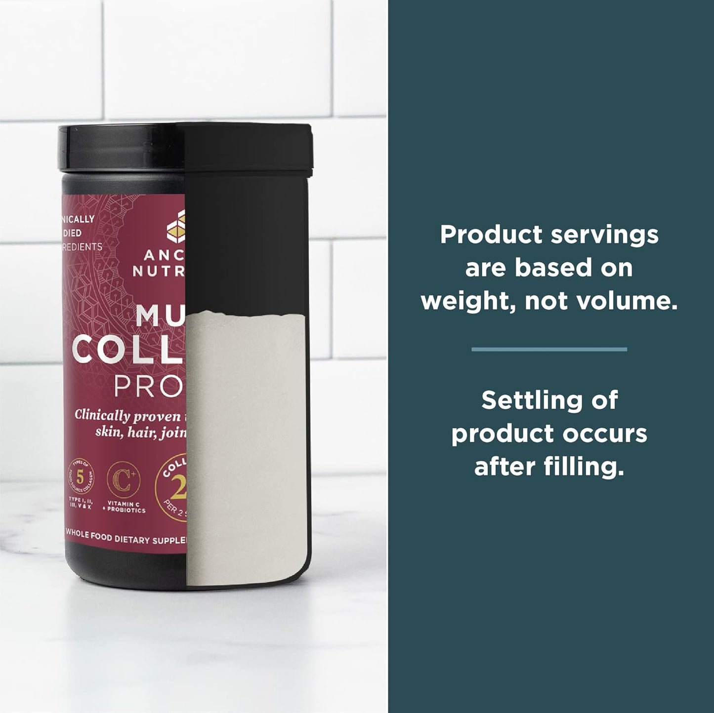 probiotic-collagen-powder-with-vitamin-c-for-skin-nails-gut-health-unflavored-hydrolyzed-peptides-45-servings-16oz-6