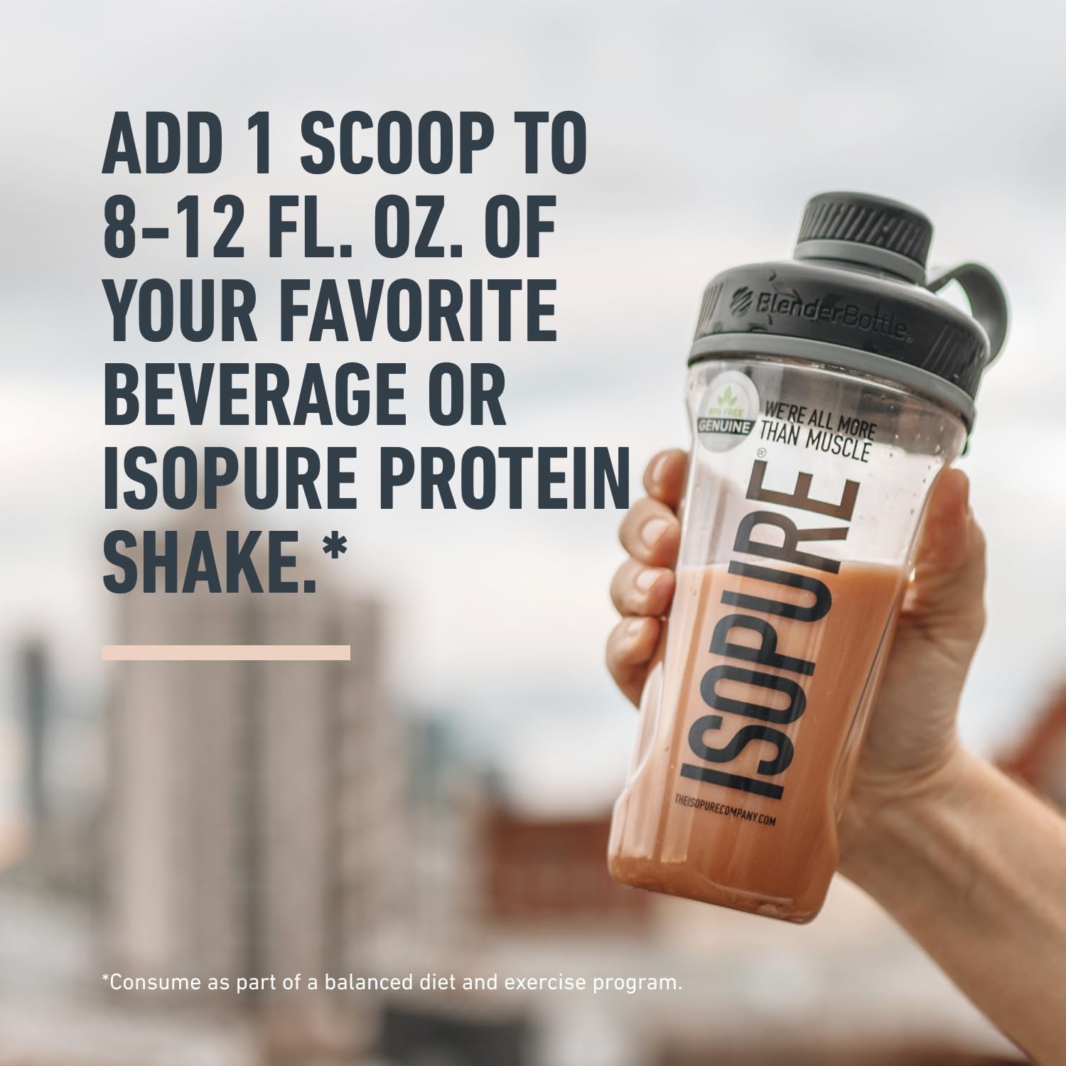 Isopure Creatine Monohydrate Powder - 100% Pure, Sugar Free, Unflavored - 5g Per Serving - 1.1 Lbs - 100 Servings - Espot.com.au