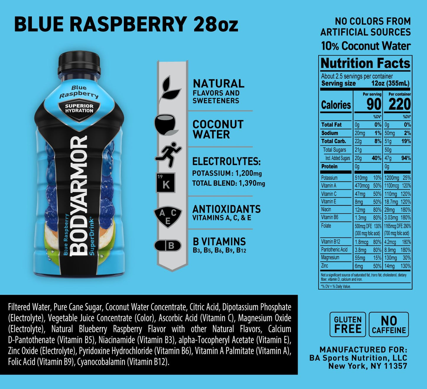 bodyarmor-blue-raspberry-coconut-water-sports-drink---28-fl-oz-pack-of-12---hydration-with-natural-flavors-vitamins-and-electrolytes-for-athletes-2