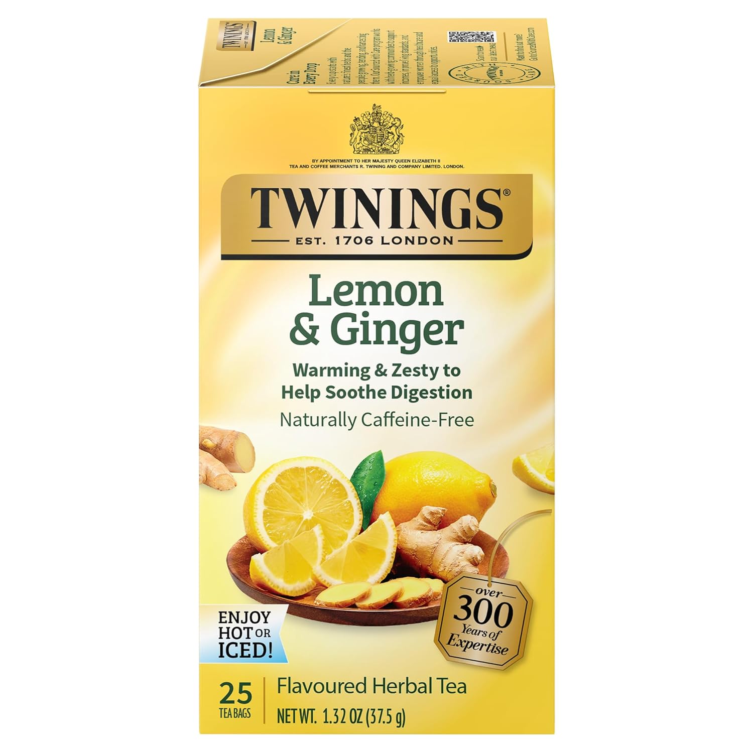 6-packs-of-twinings-lemon-ginger-herbal-tea-bags---25-individually-wrapped-bags-per-pack---spicy-ginger-lemon-peel-lemongrass-blend---caffeine-free---enjoy-hot-or-iced---packaging-may-vary-1