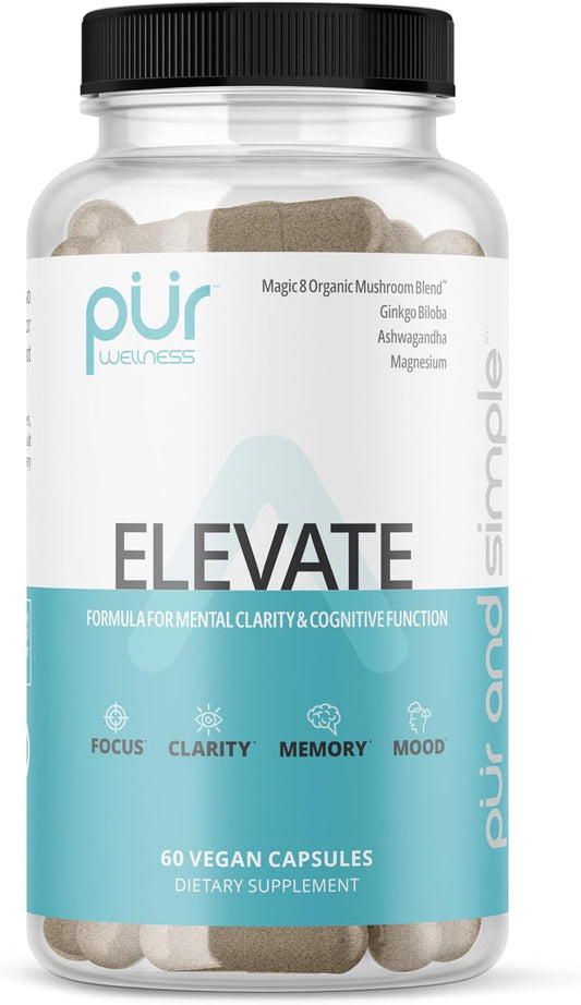 elevate-nootropic-brain-supplement-with-8-mushroom-blend-ginkgo-biloba-ashwagandha-magnesium-for-focus-clarity-memory-mood---caffeine-free-concentration-natural-energy-boost-1