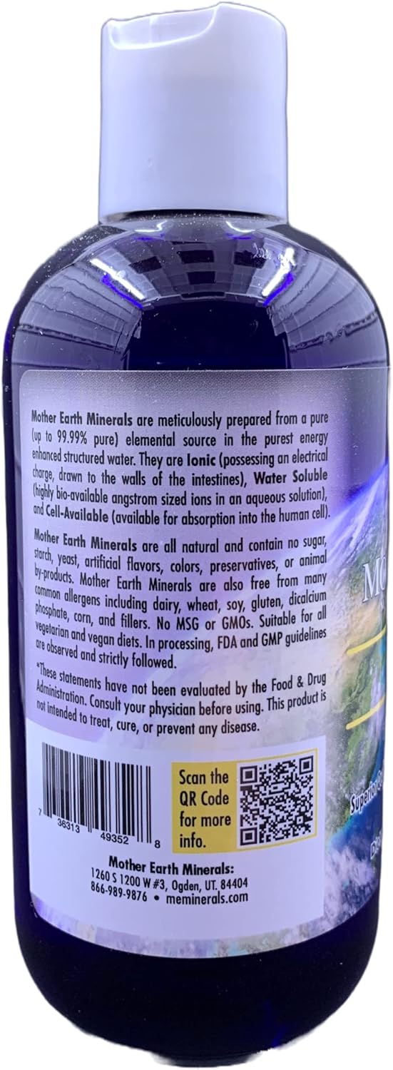 mother-earth-minerals-silver-liquid-supplement---8-ounce-bottle-96-servings---natural-trace-mineral-formula-for-immune-support-2