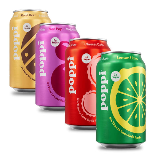 poppi-sparkling-prebiotic-soda-beverage-variety-pack---apple-cider-vinegar-seltzer-water-fruit-juice---12oz-x-12---assorted-flavors---packaging-varies-1