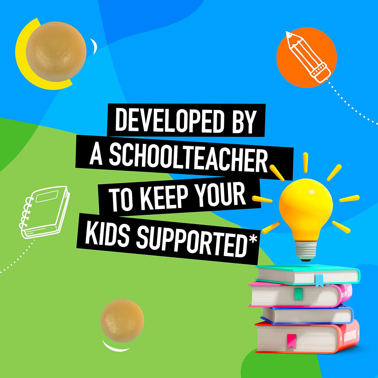 Kids Immune Support Gummies with Vitamin C & Zinc - 120 Count, Honey Lemon Flavor, Antioxidant-Rich Formula for Children's Health - Espot.com.au