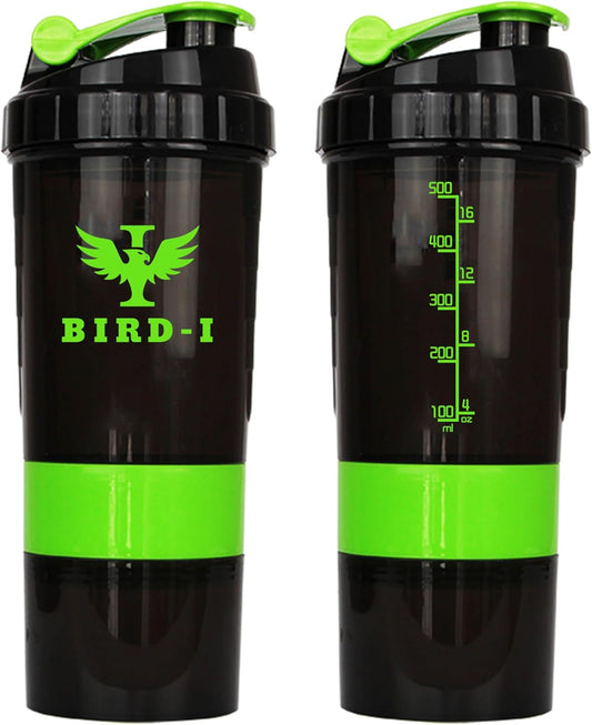 bird-i-3-in-1-gym-protein-shaker-500ml-bpa-free-metal-mixer---green-1