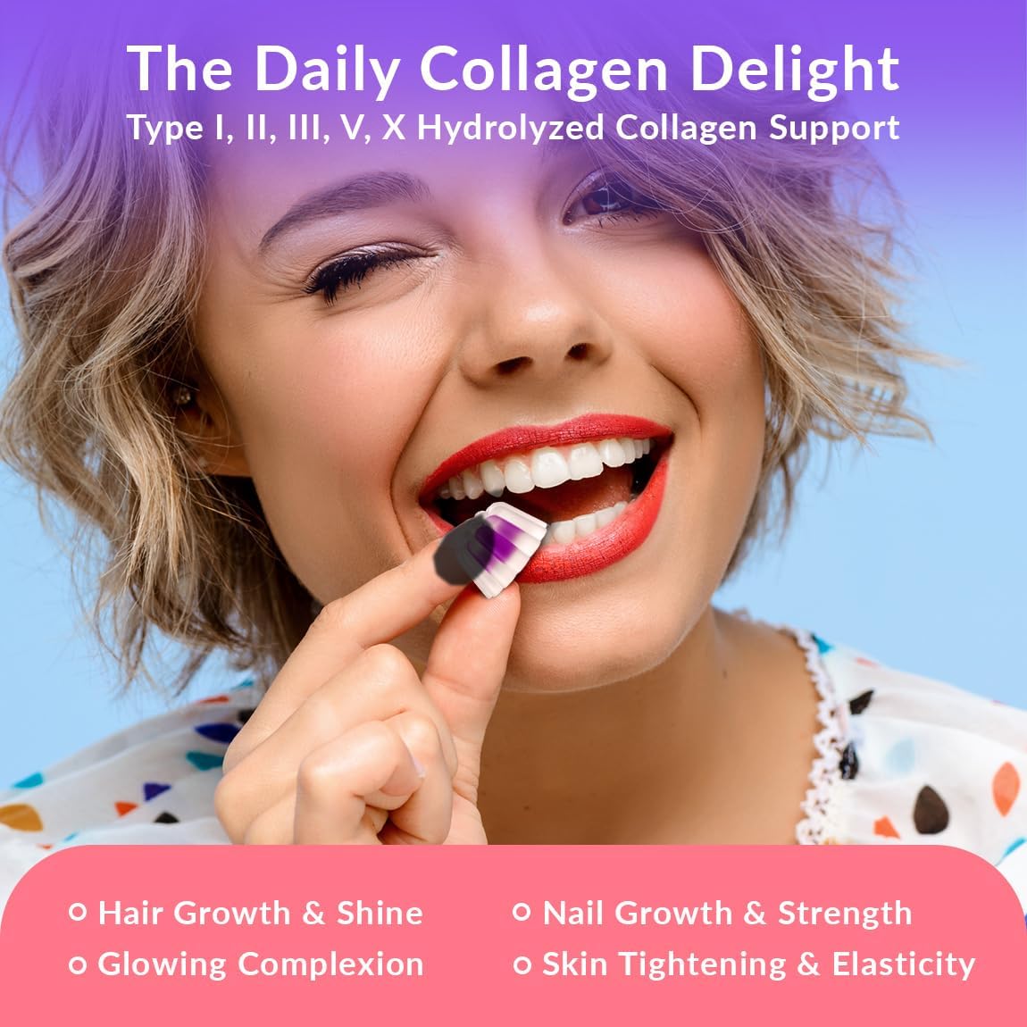 sugar-free-collagen-peptide-gummies-for-women-with-biotin-vitamin-c-d-b12---type-i-ii-iii-v-x---hair-skin-nail-support-4