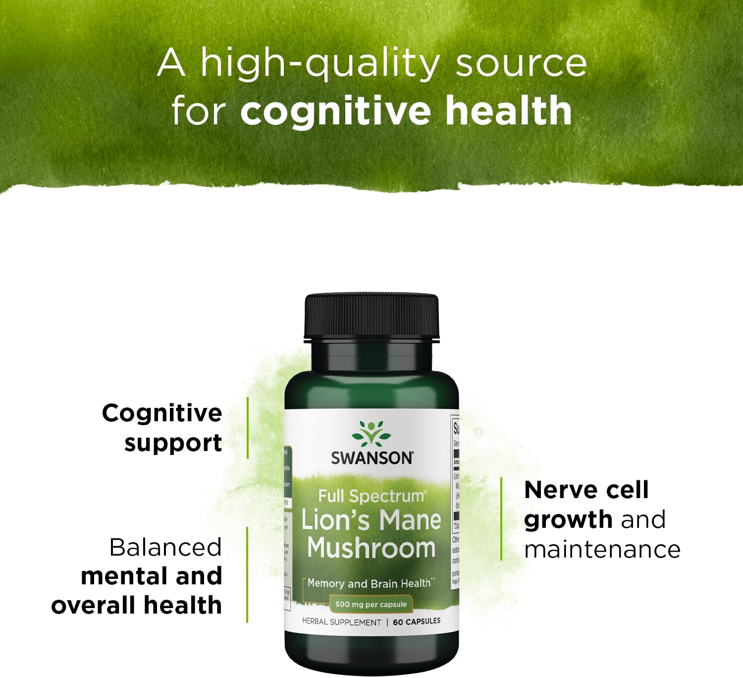 500-mg-lions-mane-mushroom-capsules---60-capsules---cognitive-function-support-supplement-by-swanson-3