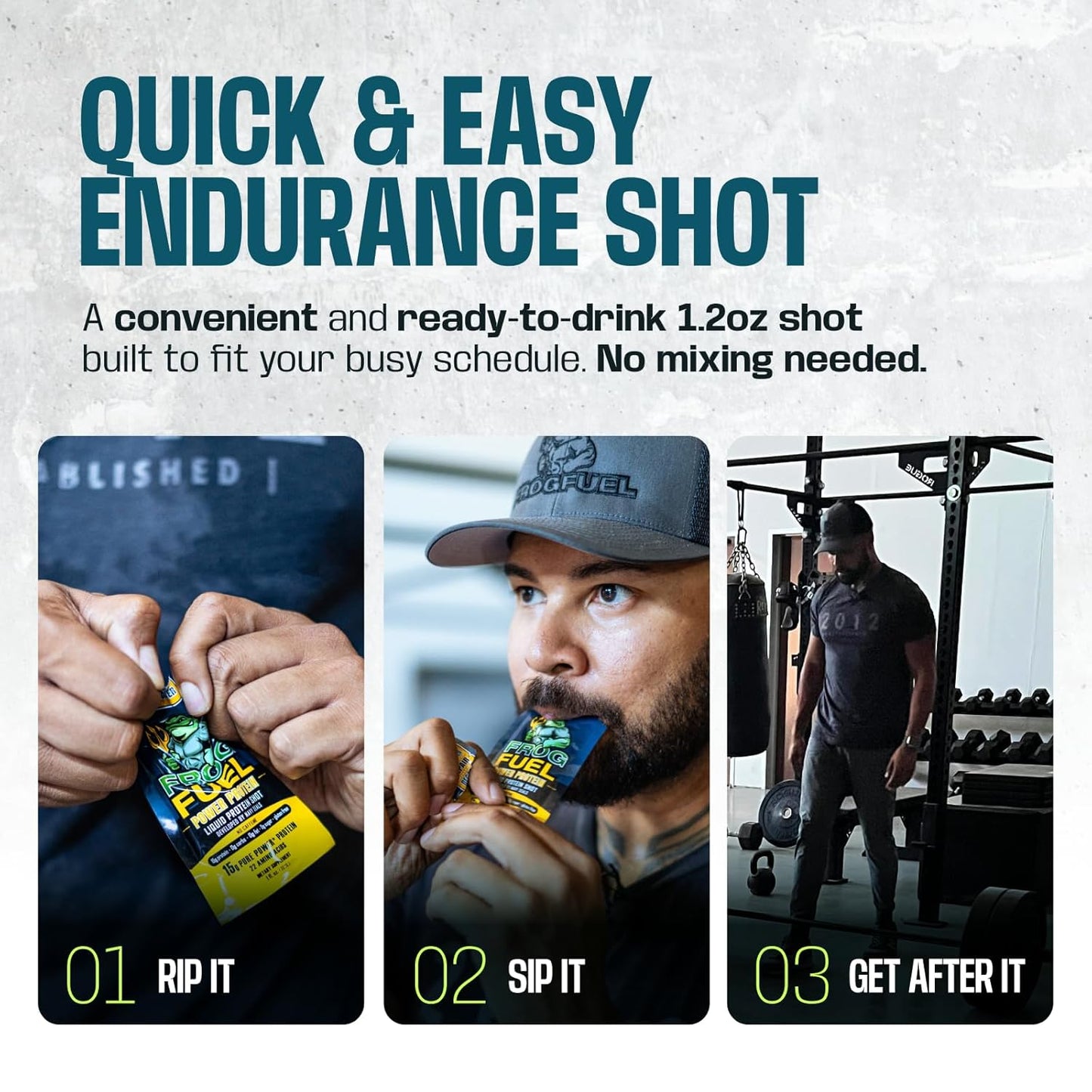 Ultra Pre Workout Energy Gel Shots with Beta Alanine, Electrolytes, Protein, Collagen - Berry Flavor, 24 Pack - Espot.com.au