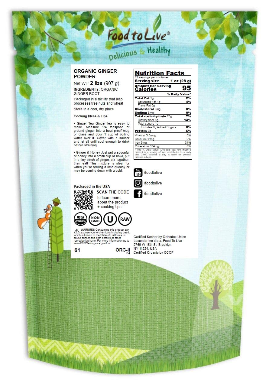 organic-non-gmo-ginger-root-powder---2-pounds-bulk-raw-ground-flour-for-sirtfood-diet-kosher-2