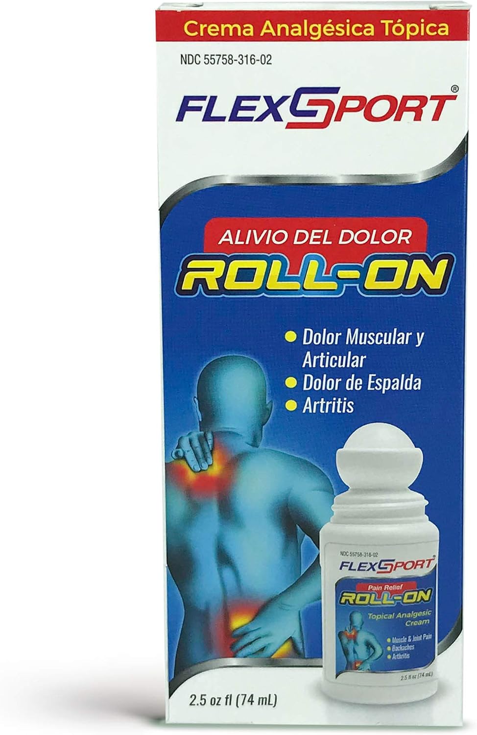 flexsport-pain-relief-roll-on-gel---fast-acting-25fl-oz-topical-analgesic-cream-for-muscle-and-joint-pain-arthritis-back-aches---long-lasting-and-safe-solution-3