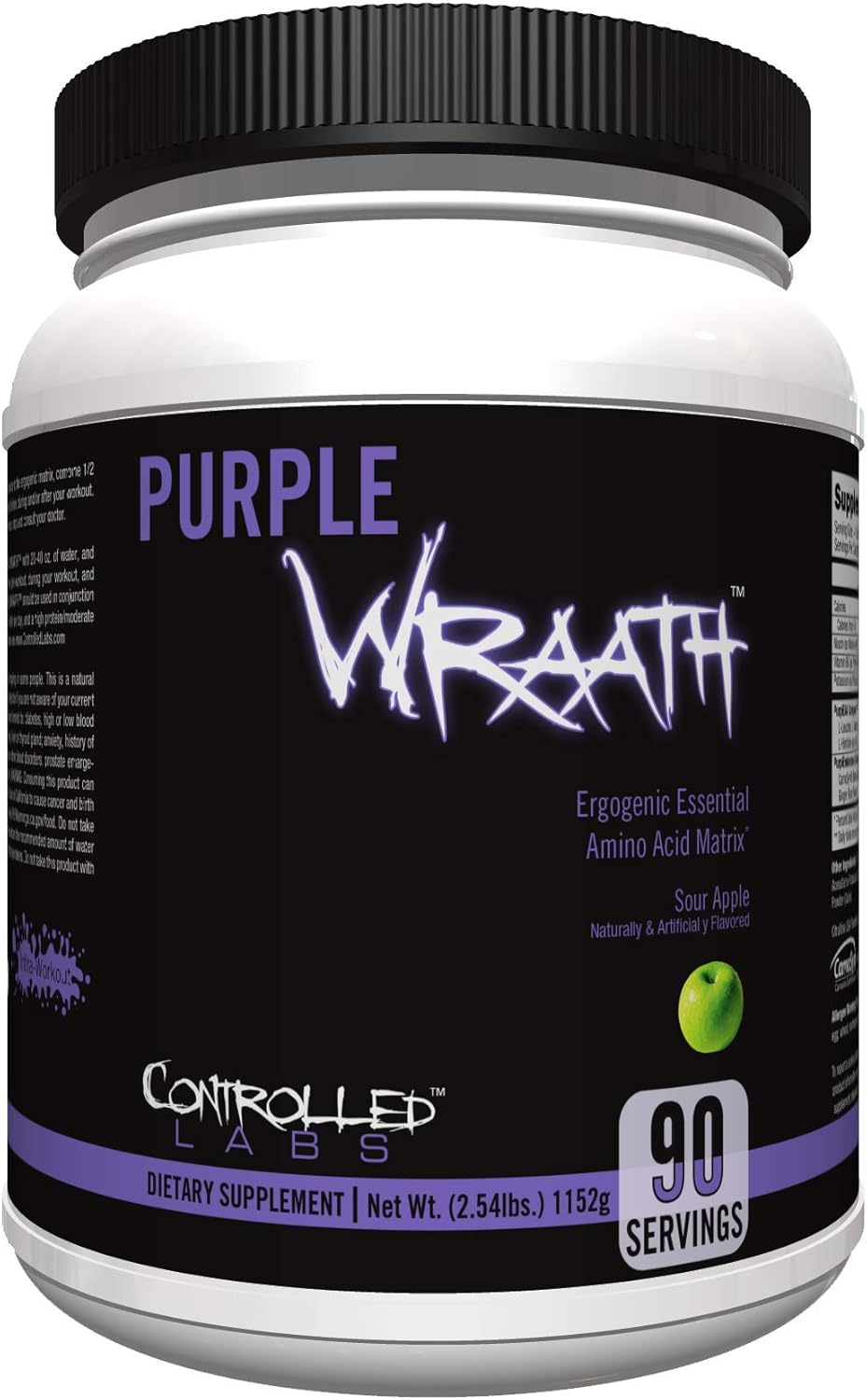 controlled-labs-purple-wraath-amino-acid-supplement---sour-apple-flavor-90-servings---bcaa-and-eaa-intra-workout-powder-for-optimal-endurance-focus-and-stamina-1