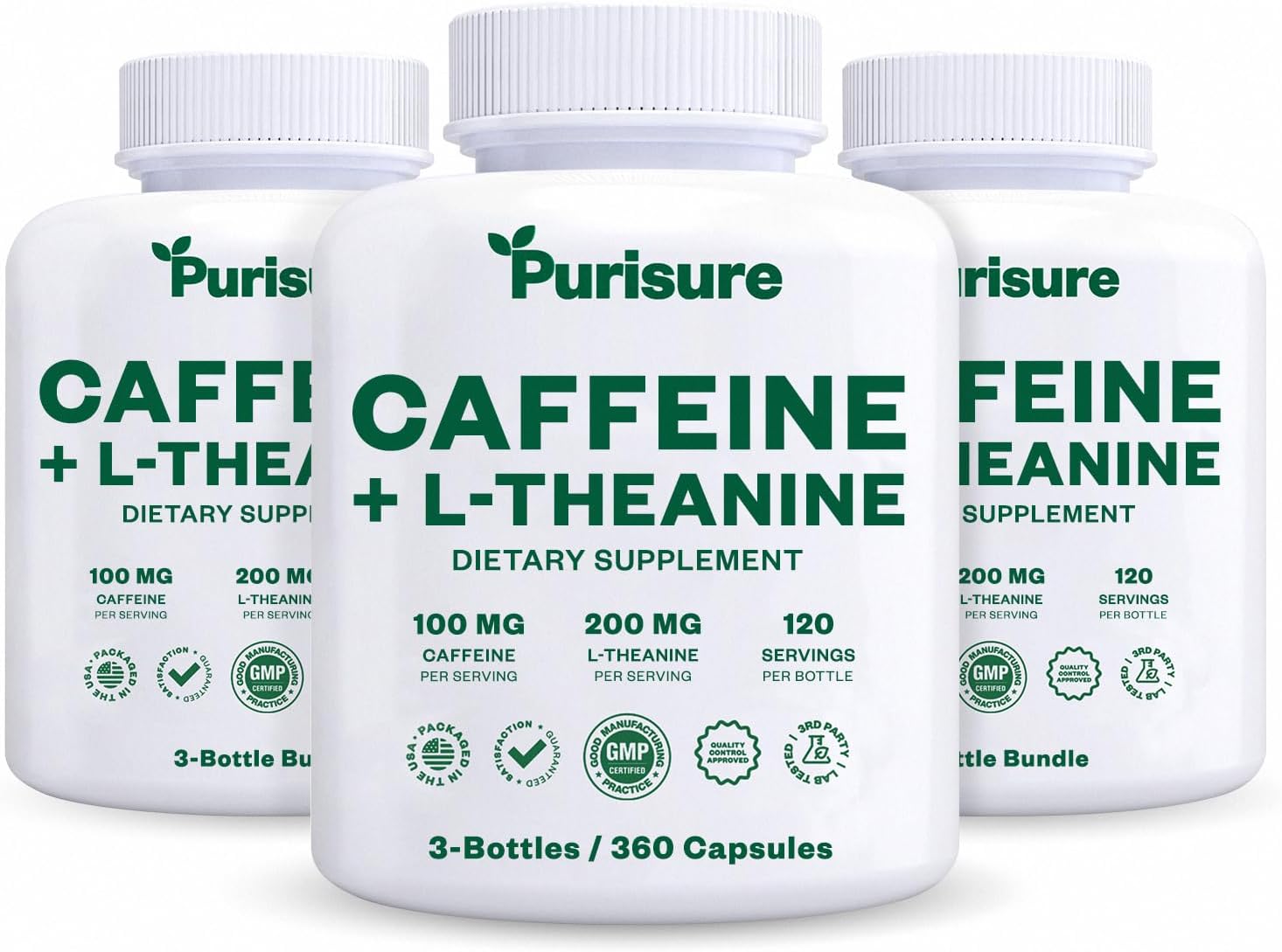 purisure-caffeine-theanine-capsules---100mg-caffeine-200mg-l-theanine-for-pre-workout-energy---nootropic-supplement-for-fatigue---120-day-supply---pack-of-3-1
