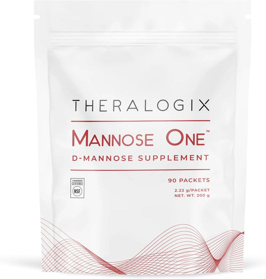 nsf-certified-d-mannose-powder---90-day-supply---2000-mg-d-mannose-for-urinary-tract-health---90-packets---theralogix-mannose-one-1