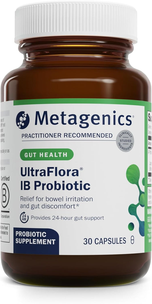 metagenics-ultraflora-ib---probiotic-supplement-for-occasional-intestinal-distress---supports-digestive-health---anti-bloat-formula---60-billion-cfu---non-gmo-gluten-free-vegetarian---30-capsules-1