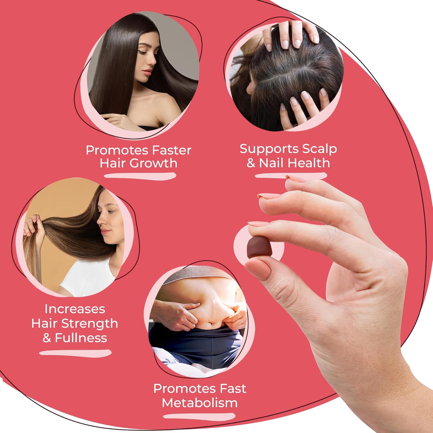 hair-vitalizing-vitamins-for-long-strong-hair---hair-skin-and-nails-gummies-with-pantothenic-acid-folic-acid-and-biotin-for-women-and-men---non-gmo-60-gummy-vitamins-4