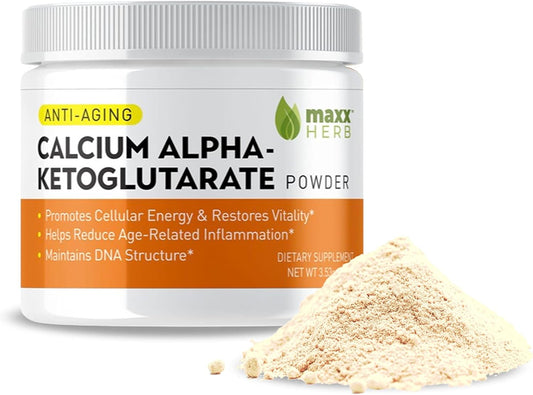 pure-calcium-alpha-ketoglutarate-powder-for-energy-vitality-mental-focus-and-dna-structure---non-gmo-gluten-free---100-gram-jar-1