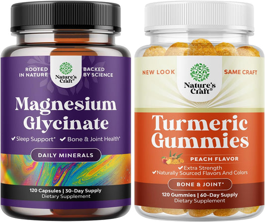pure-magnesium-glycinate-400mg-turmeric-gummies-bundle-for-mood-sleep-relaxation-joint-support---peach-flavor-for-adults-1