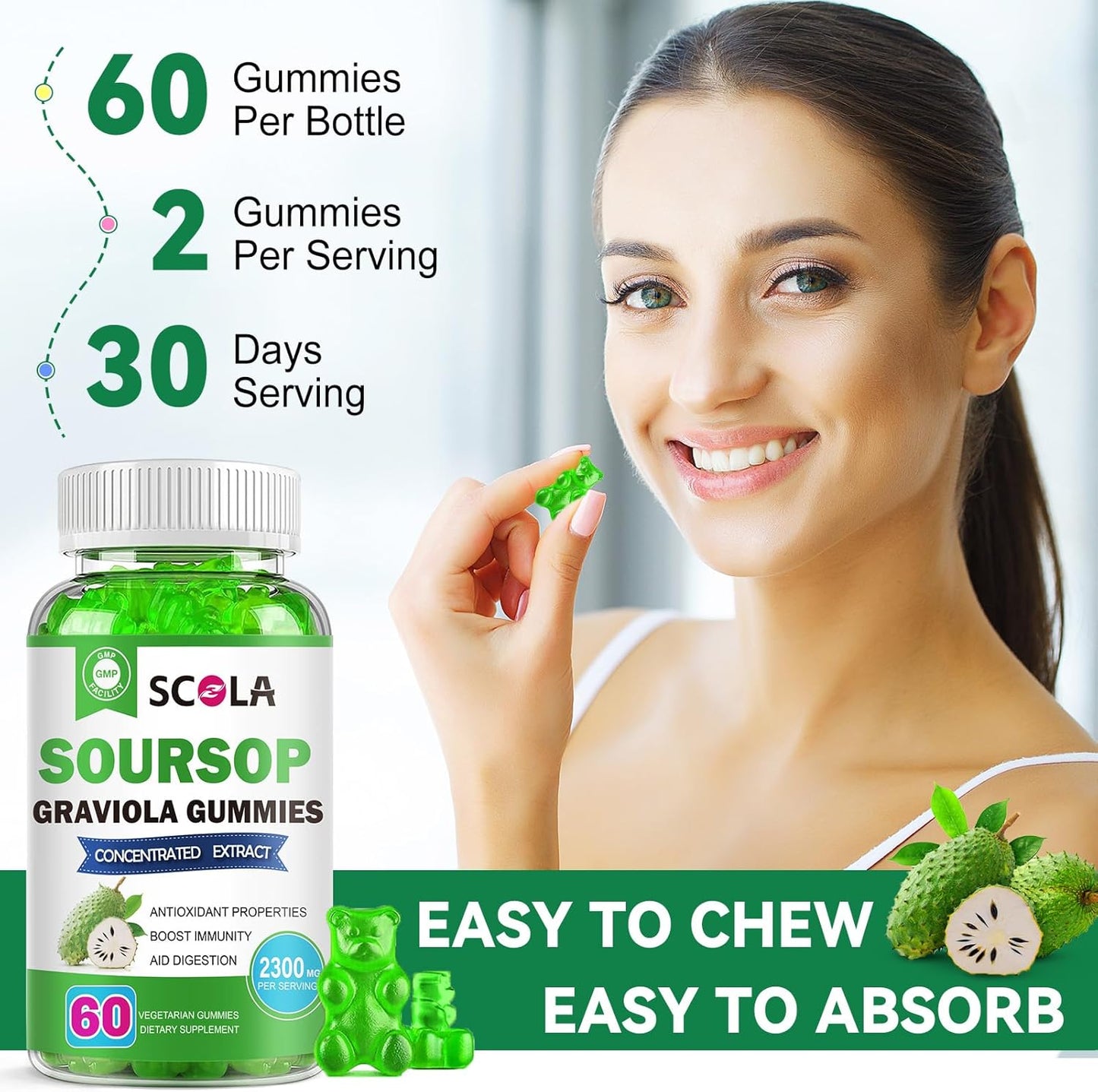 organic-soursop-gummy-bears---immune-support-with-vitamin-c-zinc---non-gmo-antioxidant-gummies---60-count-5