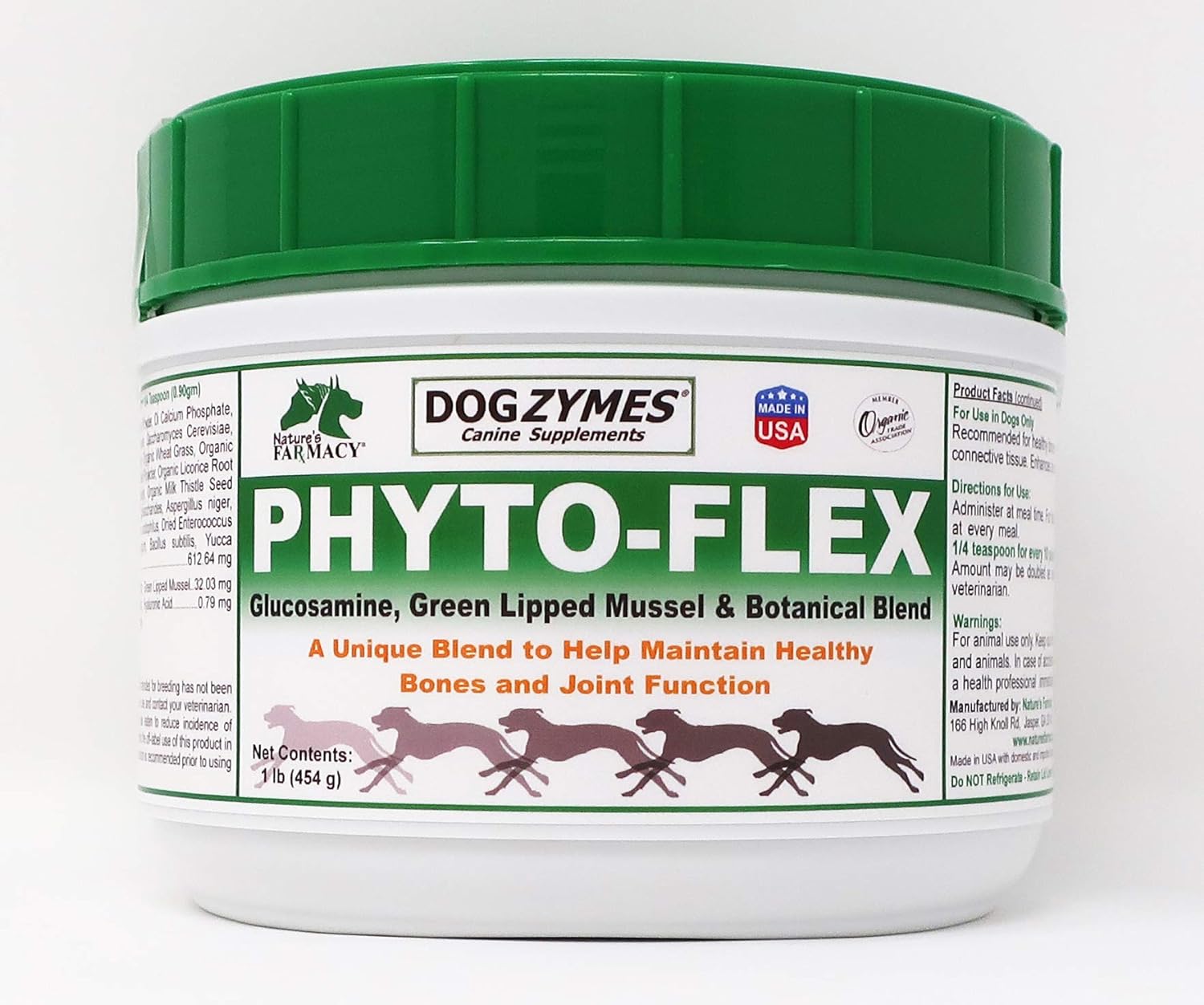 dogzymes-phyto-flex---joint-supplement-for-dogs-with-glucosamine-chondroitin-msm-and-hyaluronic-acid---1-pound-1