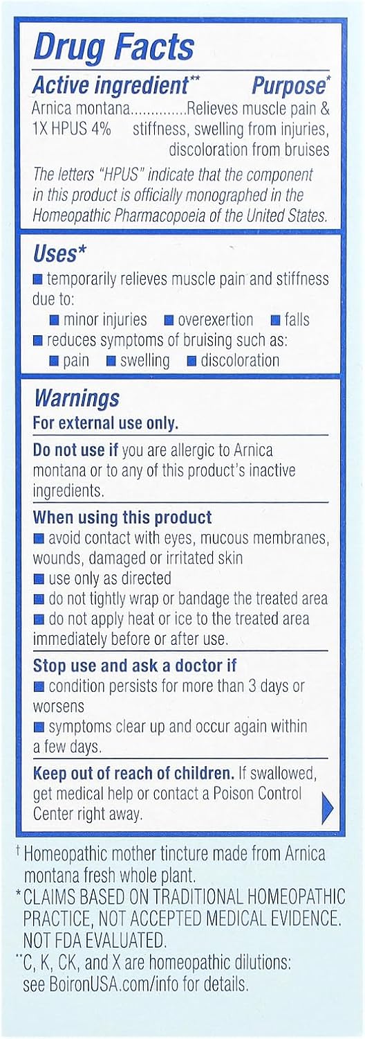 boiron-arnicare-ointment---soothing-relief-for-joint-and-muscle-pain-swelling-and-bruises---non-greasy-fragrance-free-formula---1-oz-3