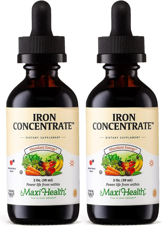 liquid-iron-drops-supplement---15mg-per-ml-for-energy-blood-levels---gentle-on-stomach---iron-supplement-for-men-women-kids---2-oz-2-pack-1