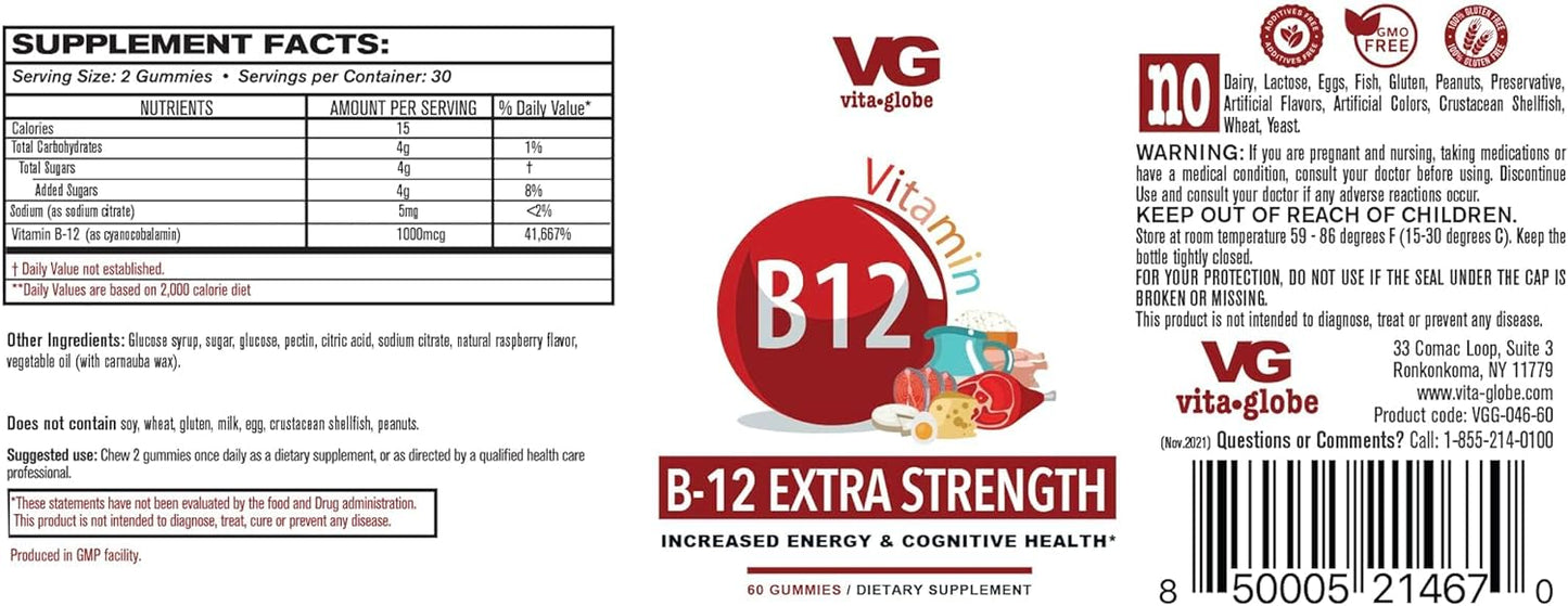 vitaglobe-vit-b12-1000mcg-gummies---energy-booster-for-metabolism-nervous-system-health---60-ct-2