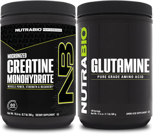 bundle-deal-nutrabio-creatine-monohydrate-300g-and-l-glutamine-powder-500g-for-muscle-energy-recovery-and-strength-unflavored-workout-supplements-1