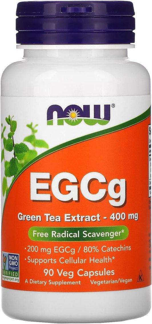 Now Foods Green Tea Extract 400mg Capsules, 90 Count - Powerful Antioxidant Supplement for Weight Management and Heart Health - Espot.com.au