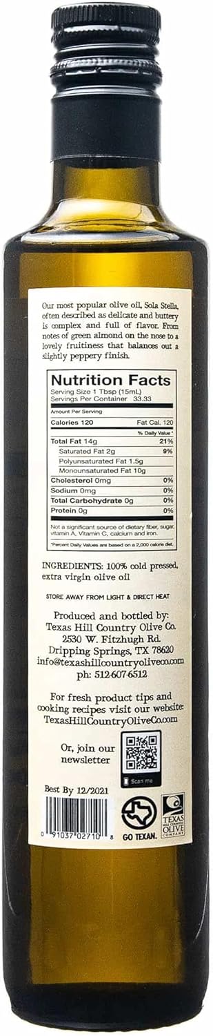 award-winning-texas-hill-country-olive-co-sola-stella-extra-virgin-olive-oil---cold-pressed-gourmet-evoo---smooth-buttery---ideal-for-cooking-baking-and-finishing---made-in-texas---169-oz-4