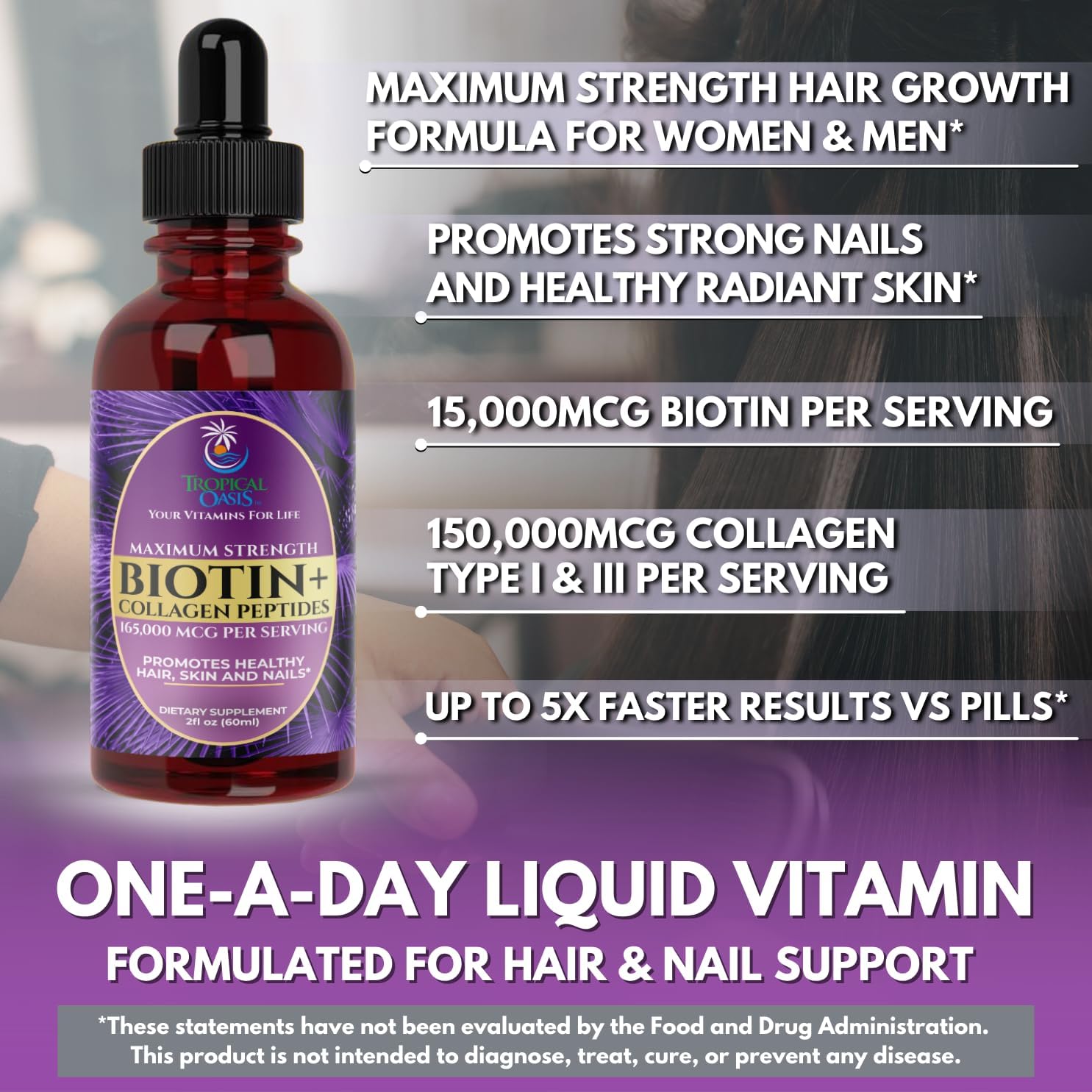 liquid-biotin-collagen-drops-for-hair-growth---maximum-strength-165000mcg---supports-healthy-hair-skin-nails---non-gmo---98-absorption---60-servings-4