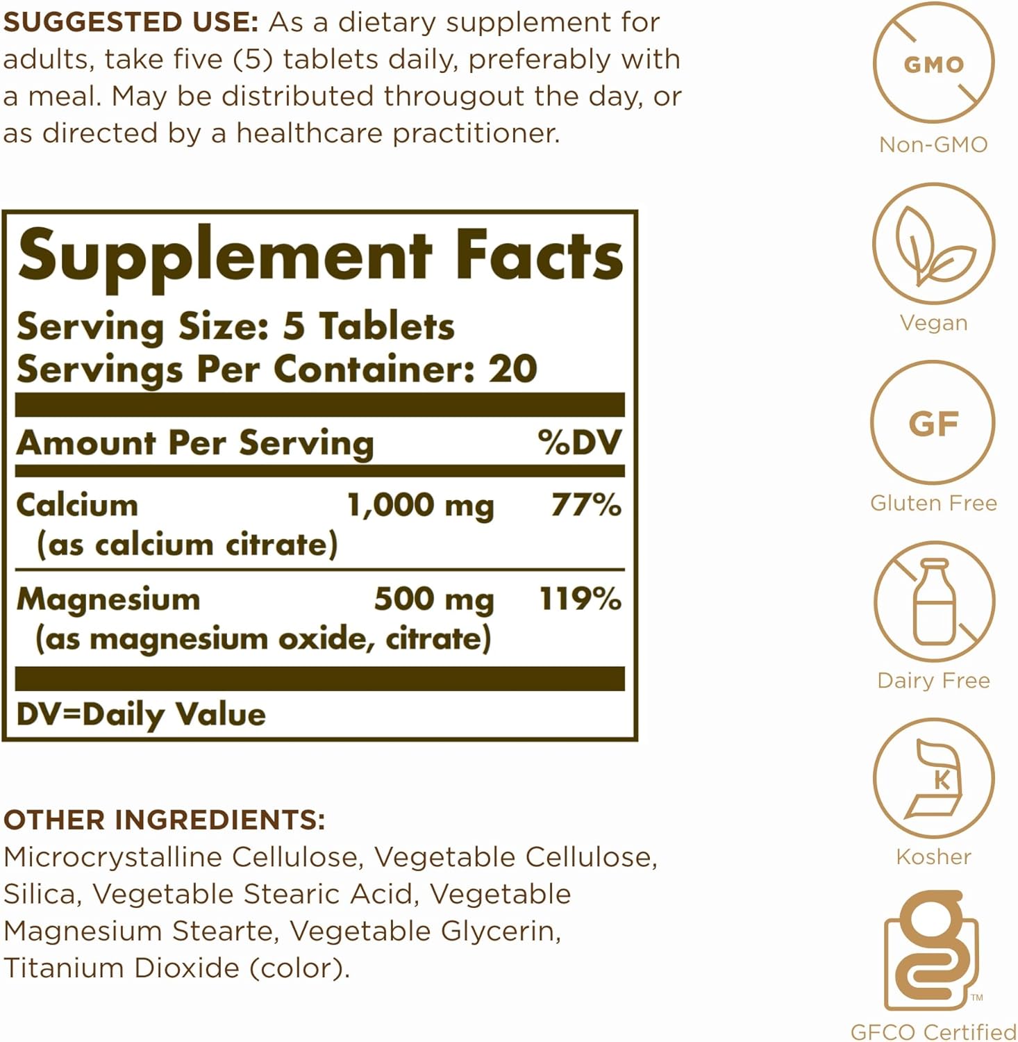 solgar-calcium-magnesium-citrate-100-tablets-x-2---non-gmo-vegan-gluten-free-kosher---40-servings-2