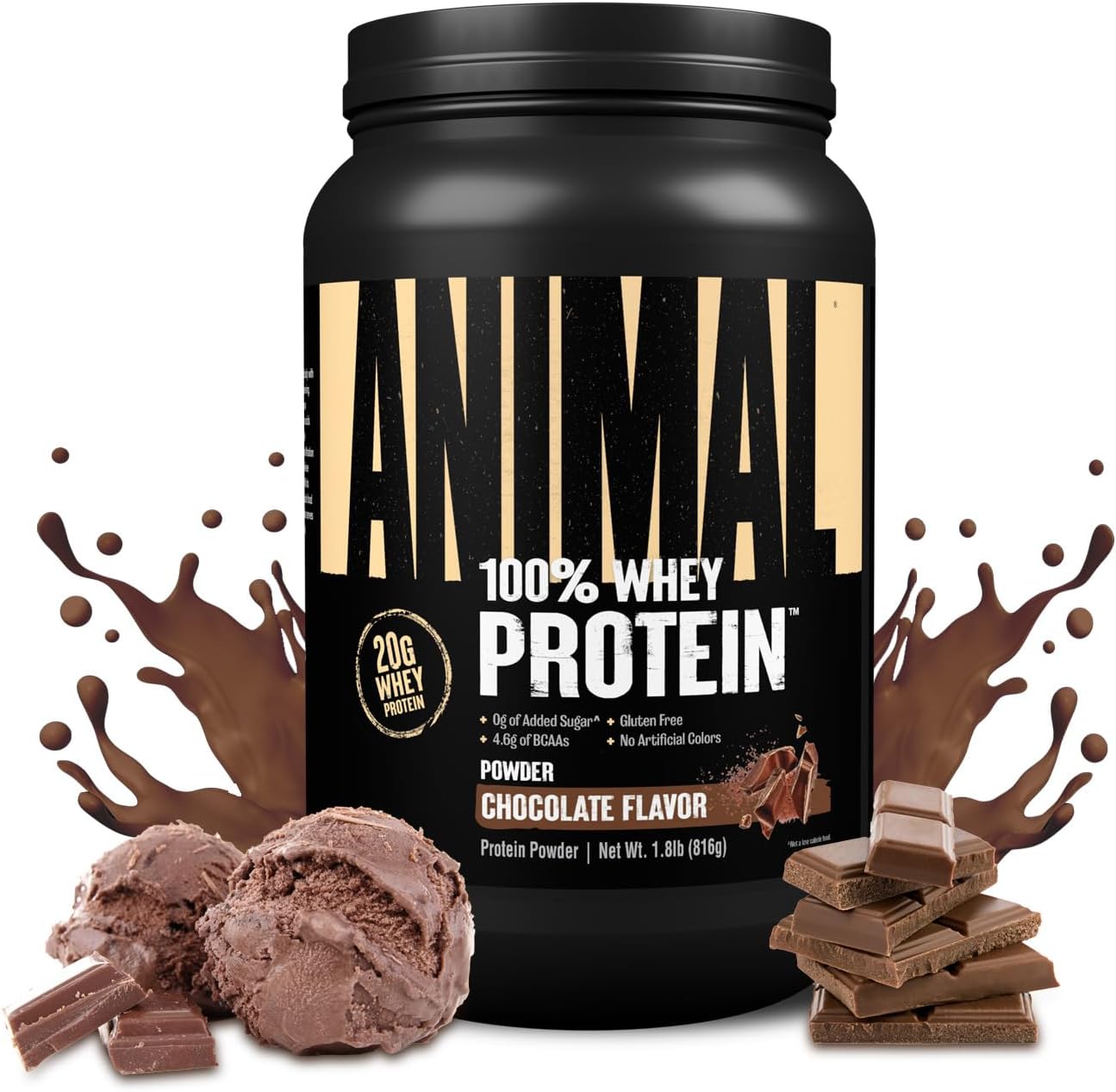 chocolate-animal-100-whey-protein-powder---ideal-whey-blend-for-pre--or-post-workout-recovery-or-anytime-protein-boost---low-sugar-content---18-lb-size-1