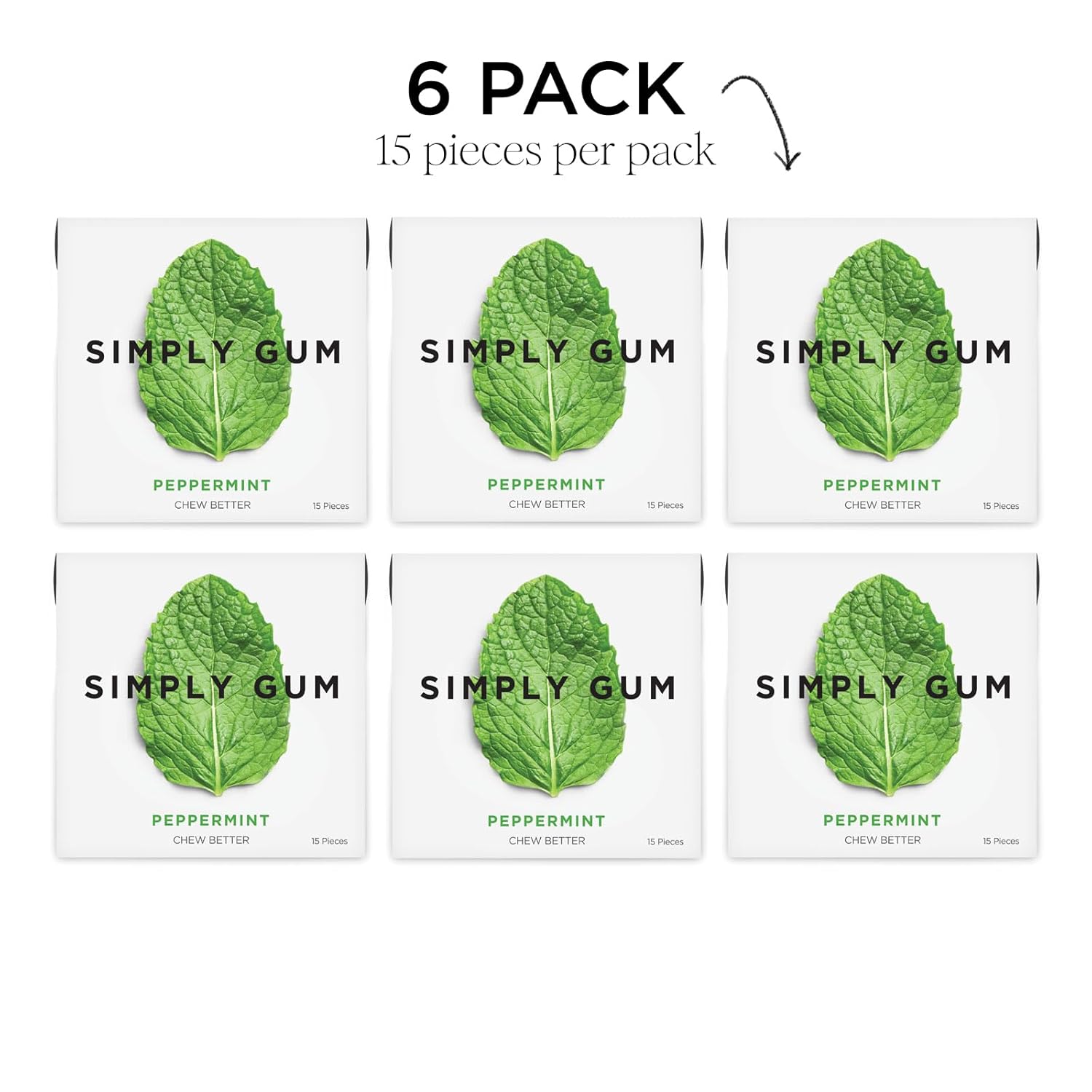 peppermint-plant-based-chewing-gum---pack-of-six-90-pieces---simply-gum---synthetic-plastic-aspartame-and-non-gmo-free-3