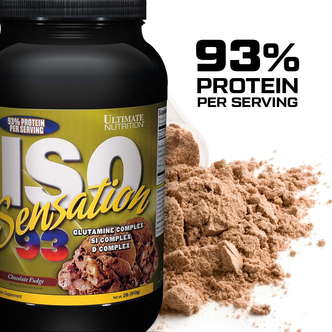 iso-sensation-93-whey-protein-isolate-powder-with-glutamine-colostrum---cookies-n-cream-flavor-for-recovery-immunity-support---2lbs-6