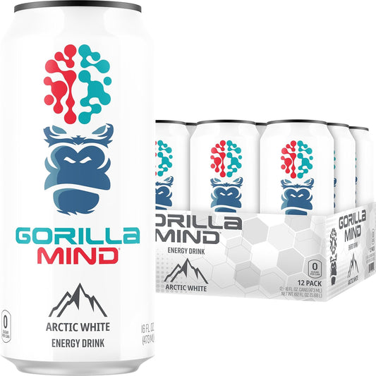 gorilla-mind-energy-drink---high-energy-formula-with-nootropics-for-focus---sugar-free-16oz-12-pack---arctic-white-1