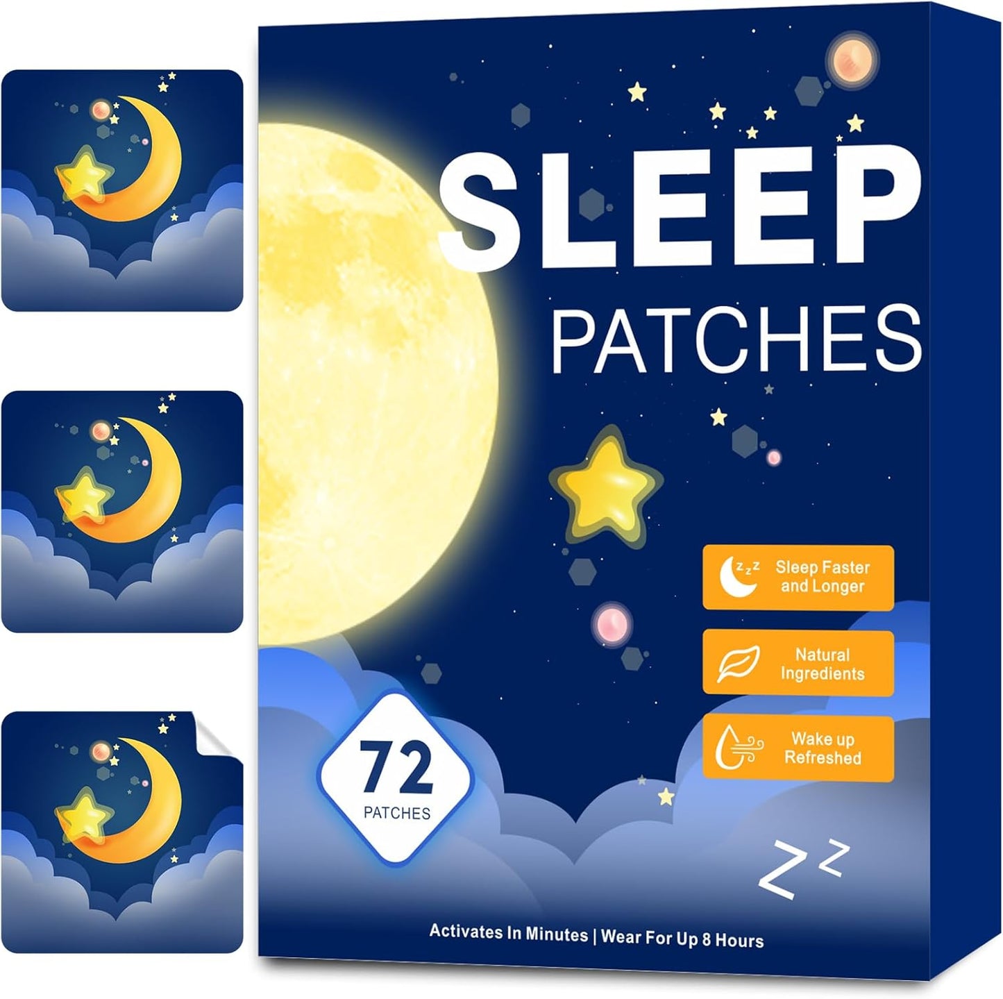 29 Natural Sleep Patches for Adults - Extra Strength Formula for Safe and Comfortable Sleep, Promotes Restful Sleep