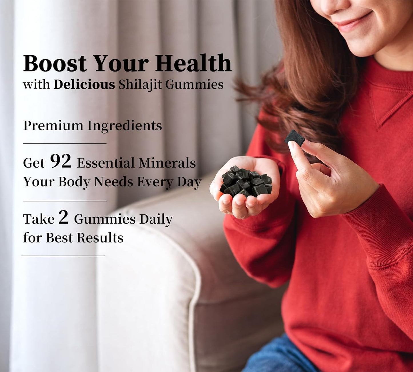 Shilajit Ashwagandha Gummies and Magnesium Calm Supplement Bundle - Natural Stress Relief and Relaxation Combination - Espot.com.au