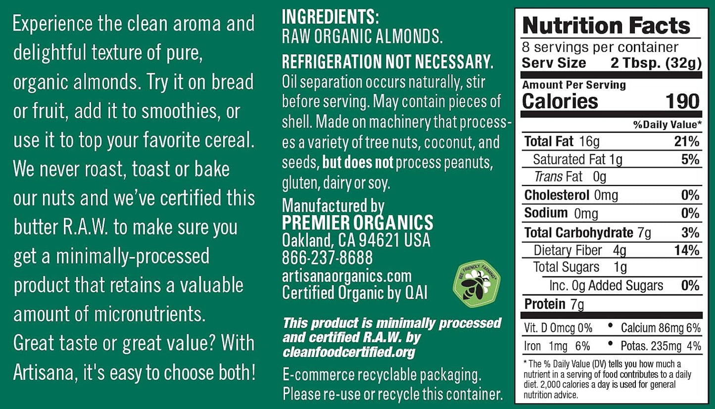 organic-raw-almond-butter---9oz-jar-vegan-paleo-keto-friendly---no-sugar-or-palm-oil-4