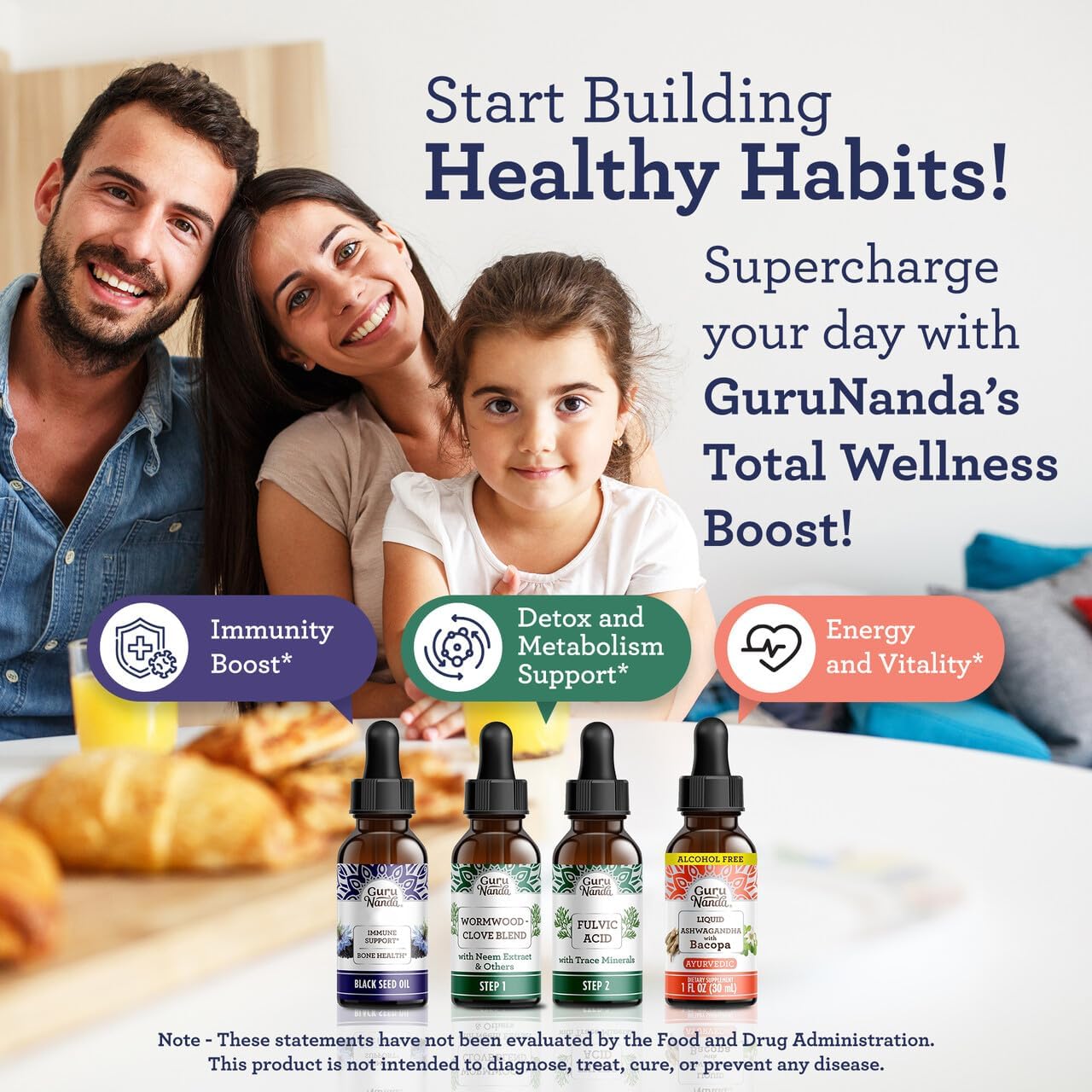 Total Wellness Boost with Liquid Ashwagandha & Black Seed Oil - Supports Immunity and Mind Health, GutCleanse Included - Espot.com.au