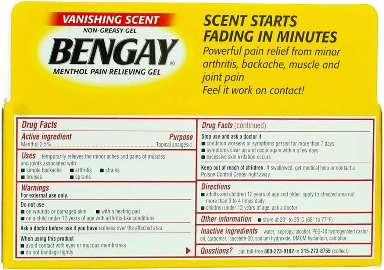 bengay-non-greasy-pain-reliever-gel-vanishing-scent-2oz---pack-of-5-3