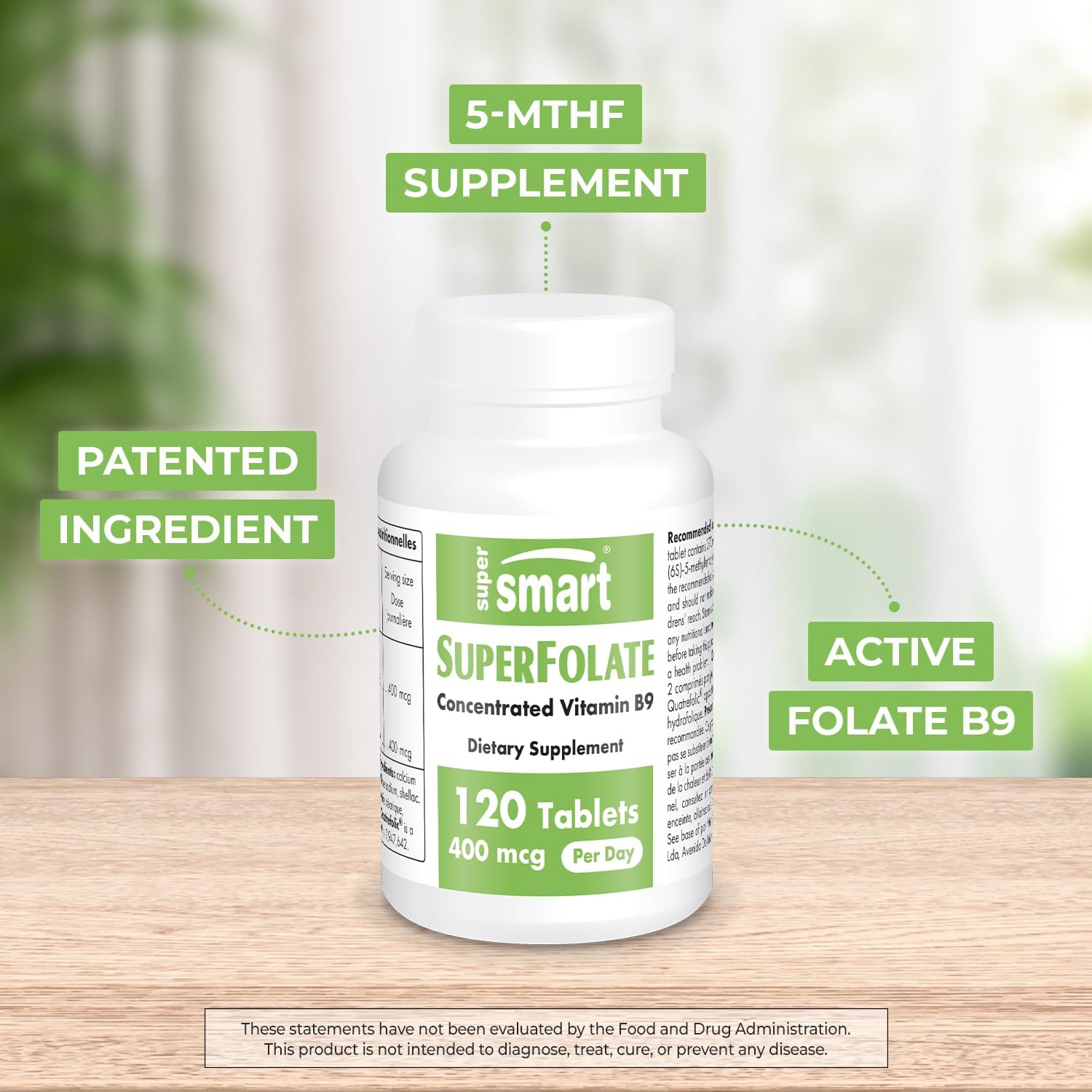 superfolate-400mcg---quatrefolic-5-mthf-supplement---active-folate-vitamin-b9---120-tablets---patented-bioavailable---non-gmo-gluten-free-2