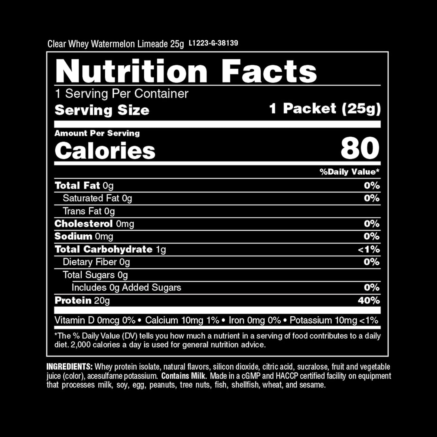 Sampler Pack of Animal Clear Whey Protein Isolate with Shaker Bottle - 20g Protein per Serving, Watermelon Limeade, Blueberry Acai, Pineapple Orange Flavors - 3 Single-Serving Packets - Espot.com.au