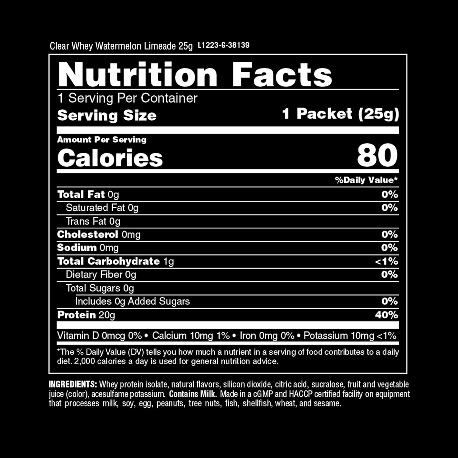 Sampler Pack of Animal Clear Whey Protein Isolate with Shaker Bottle - 20g Protein per Serving, Watermelon Limeade, Blueberry Acai, Pineapple Orange Flavors - 3 Single-Serving Packets - Espot.com.au